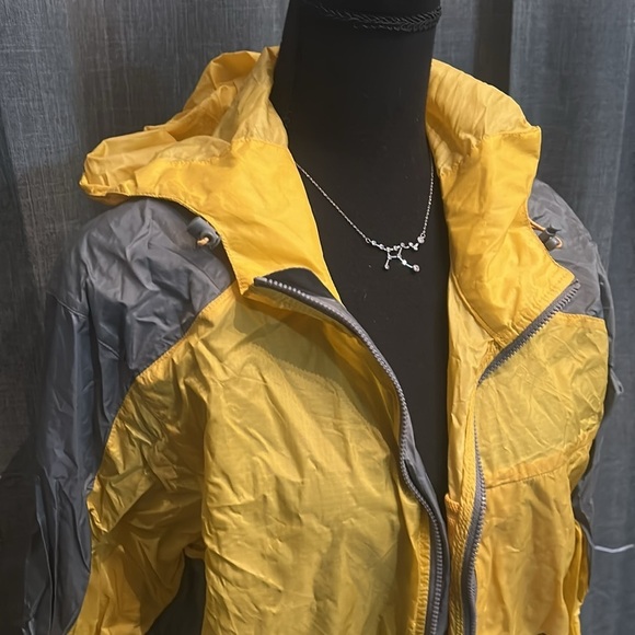 Yellow and Gray Eddie Bauer Windbreaker - Picture 2 of 6